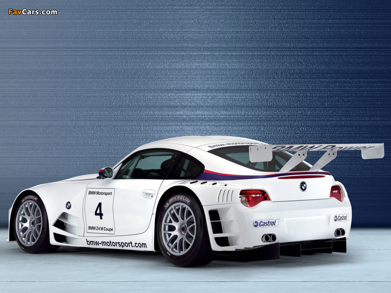 BMW Z4 M Coupe Race Car (E85) 2006–09 images (800 x 600)