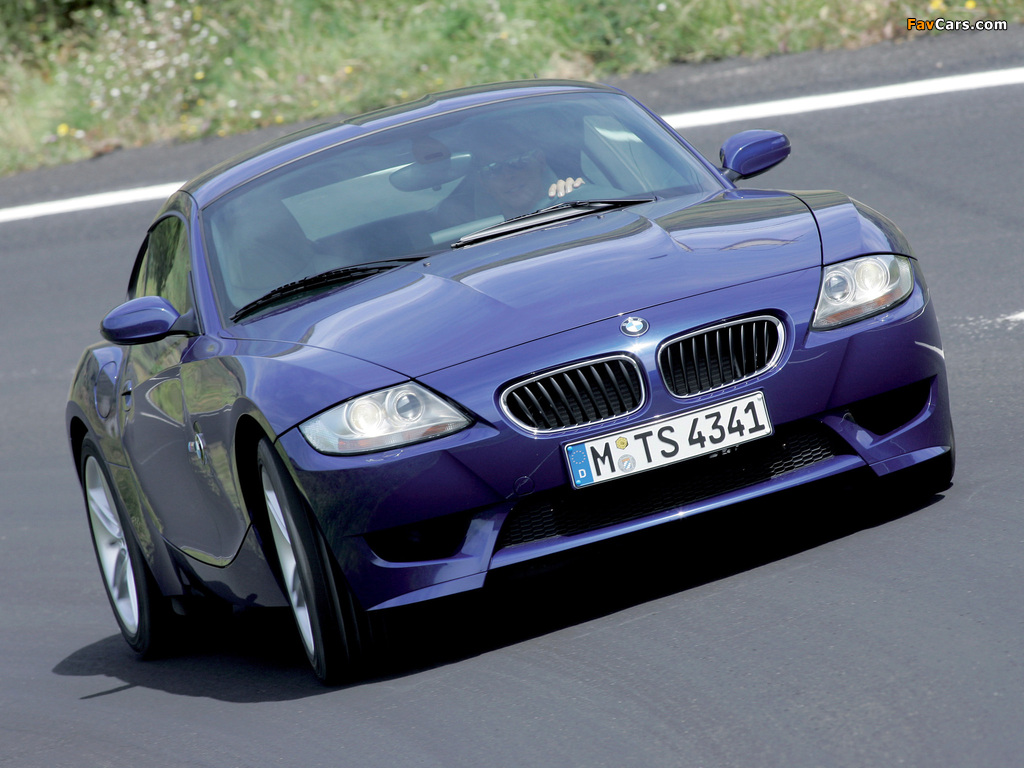 BMW Z4 M Coupe (E85) 2006–08 photos (1024 x 768)