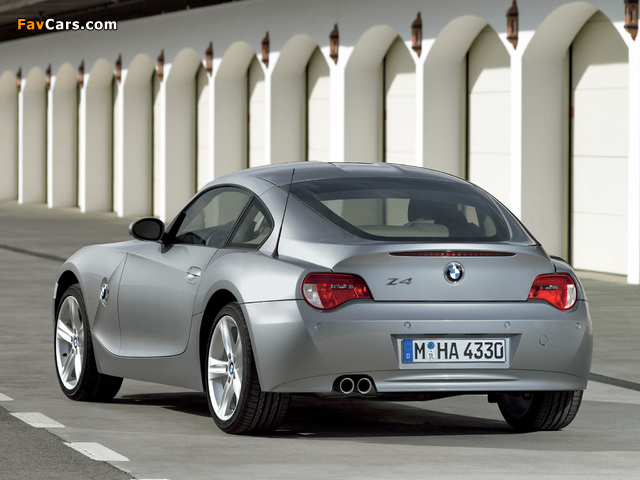BMW Z4 Coupe (E85) 2006–09 pictures (640 x 480)