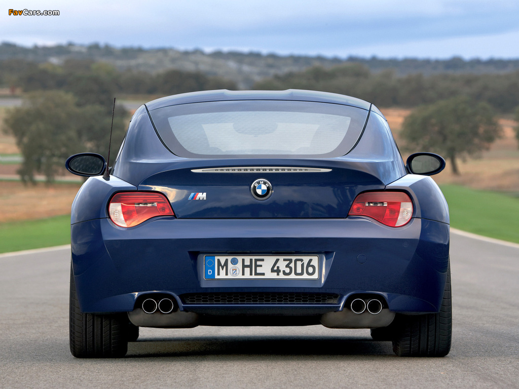 BMW Z4 M Coupe (E85) 2006–08 pictures (1024 x 768)