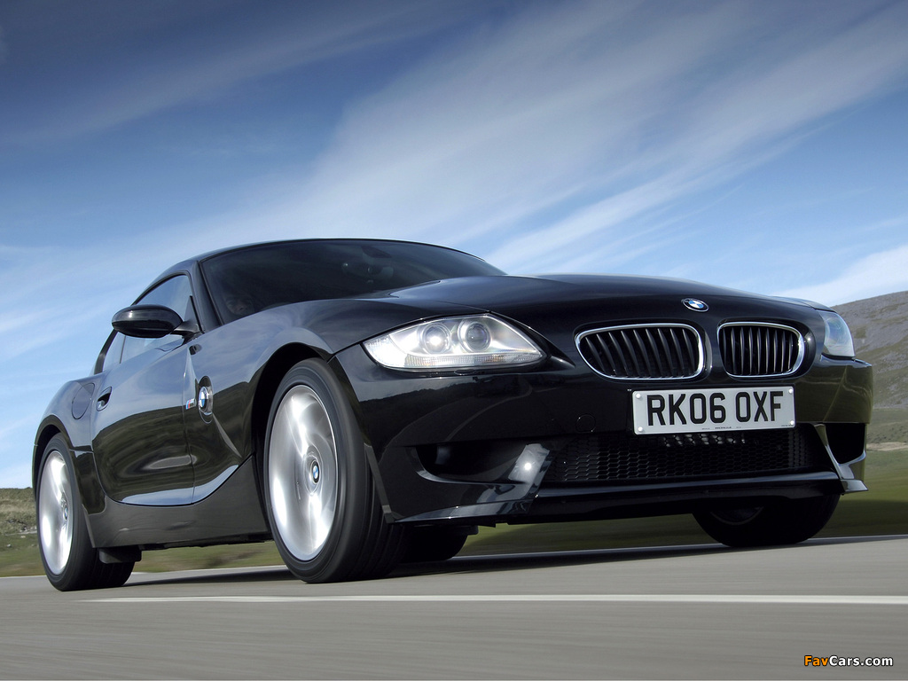BMW Z4 M Coupe UK-spec (E85) 2006–08 wallpapers (1024 x 768)