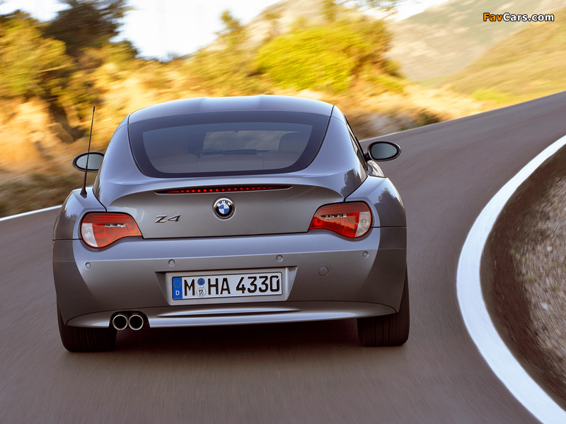 BMW Z4 Coupe (E85) 2006–09 wallpapers (800 x 600)