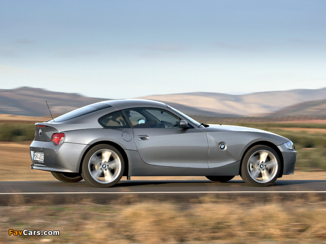 BMW Z4 Coupe (E85) 2006–09 wallpapers (640 x 480)