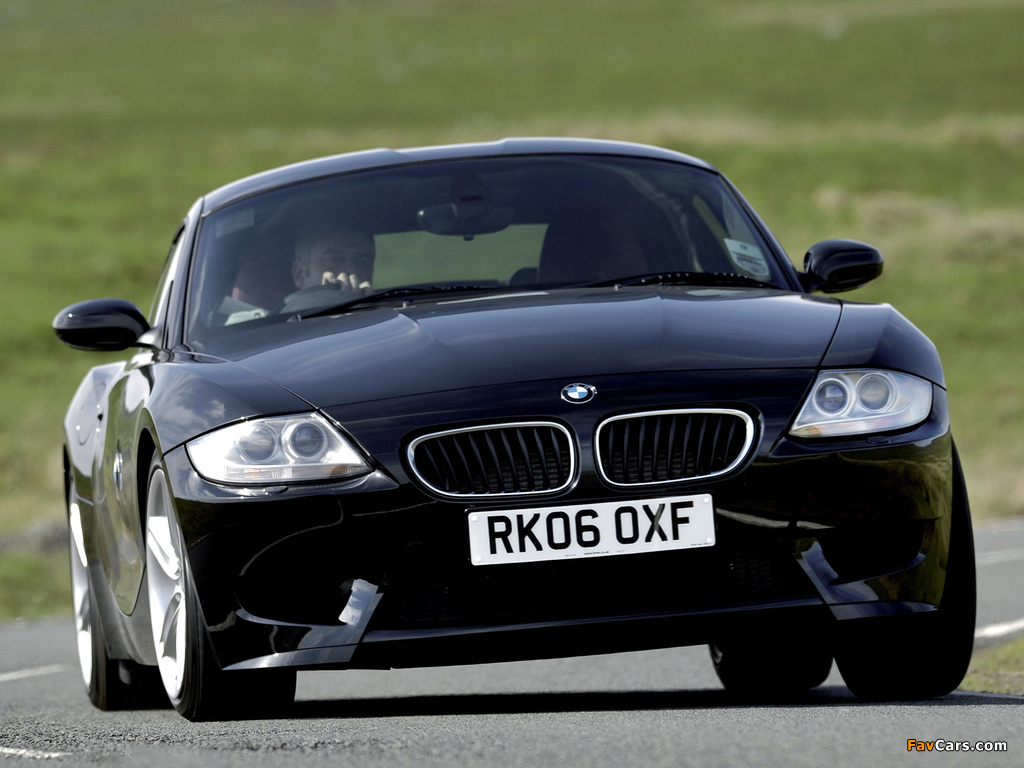 BMW Z4 M Coupe UK-spec (E85) 2006–08 wallpapers (1024 x 768)