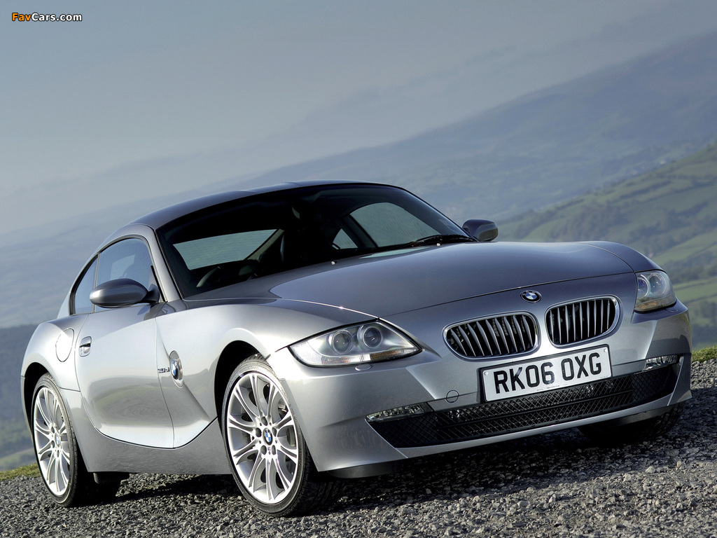 BMW Z4 3.0si Coupe UK-spec 2006–09 wallpapers (1024 x 768)
