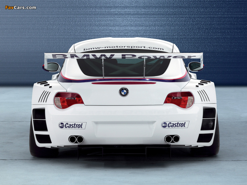 BMW Z4 M Coupe Race Car (E85) 2006–09 wallpapers (800 x 600)
