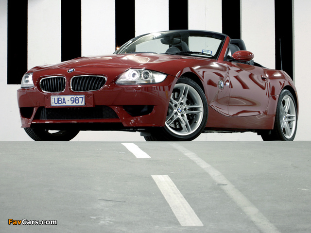 BMW Z4 M Roadster AU-spec (E85) 2006–08 wallpapers (640 x 480)