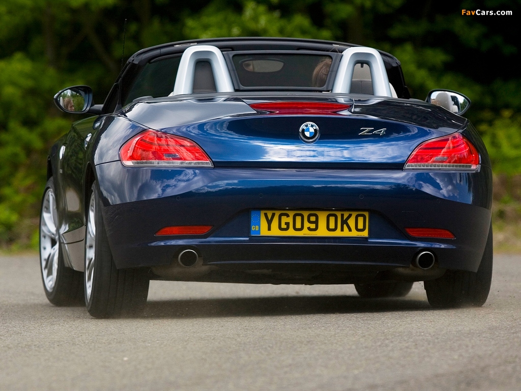 BMW Z4 sDrive35i Roadster UK-spec (E89) 2009–12 pictures (1024 x 768)
