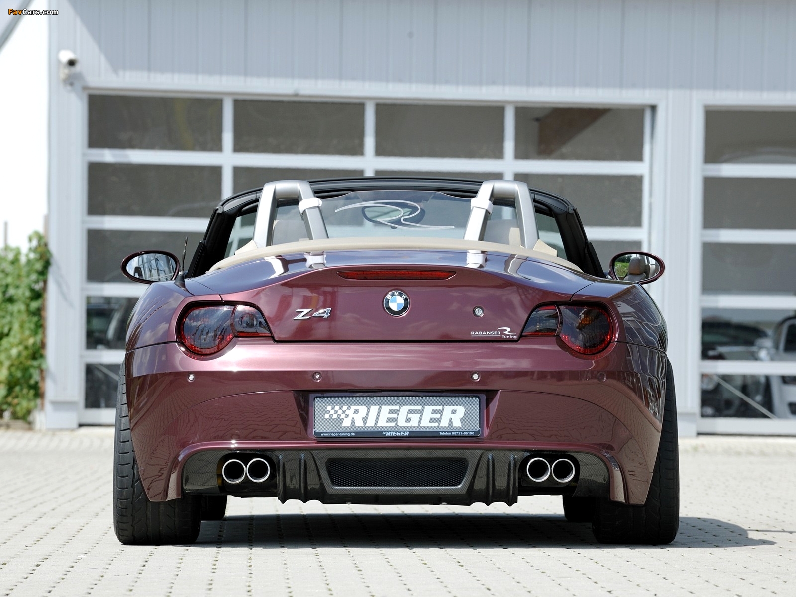 Rieger BMW Z4 (E85) 2010 photos (1600 x 1200)