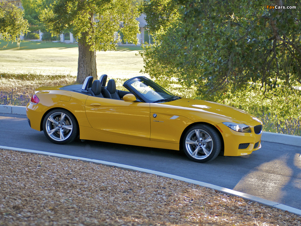 BMW Z4 sDrive28i Roadster US-spec (E89) 2011–12 pictures (1024 x 768)