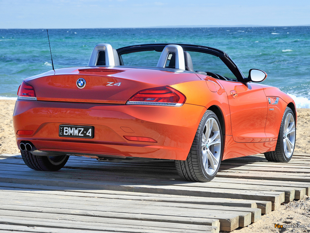 BMW Z4 sDrive28i Roadster AU-spec 2013 wallpapers (1024 x 768)