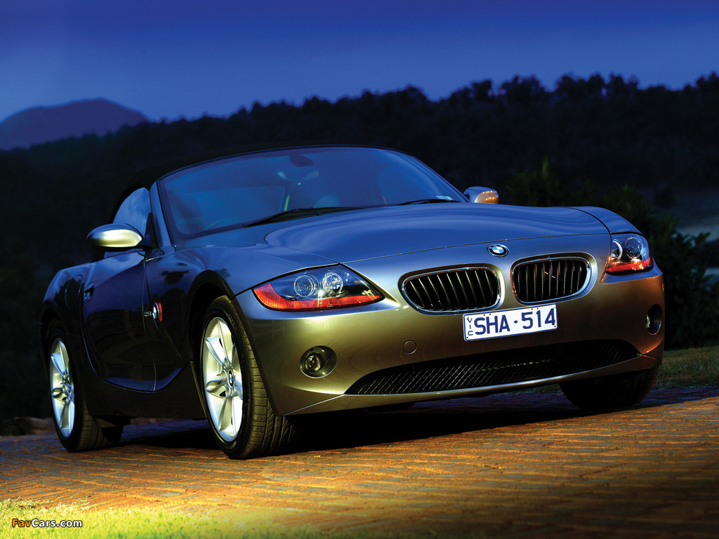 Images of BMW Z4 2.5i Roadster AU-spec (E85) 2002–05 (1024 x 768)