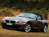 Photos of BMW Z4 2.5i Roadster AU-spec (E85) 2002–05