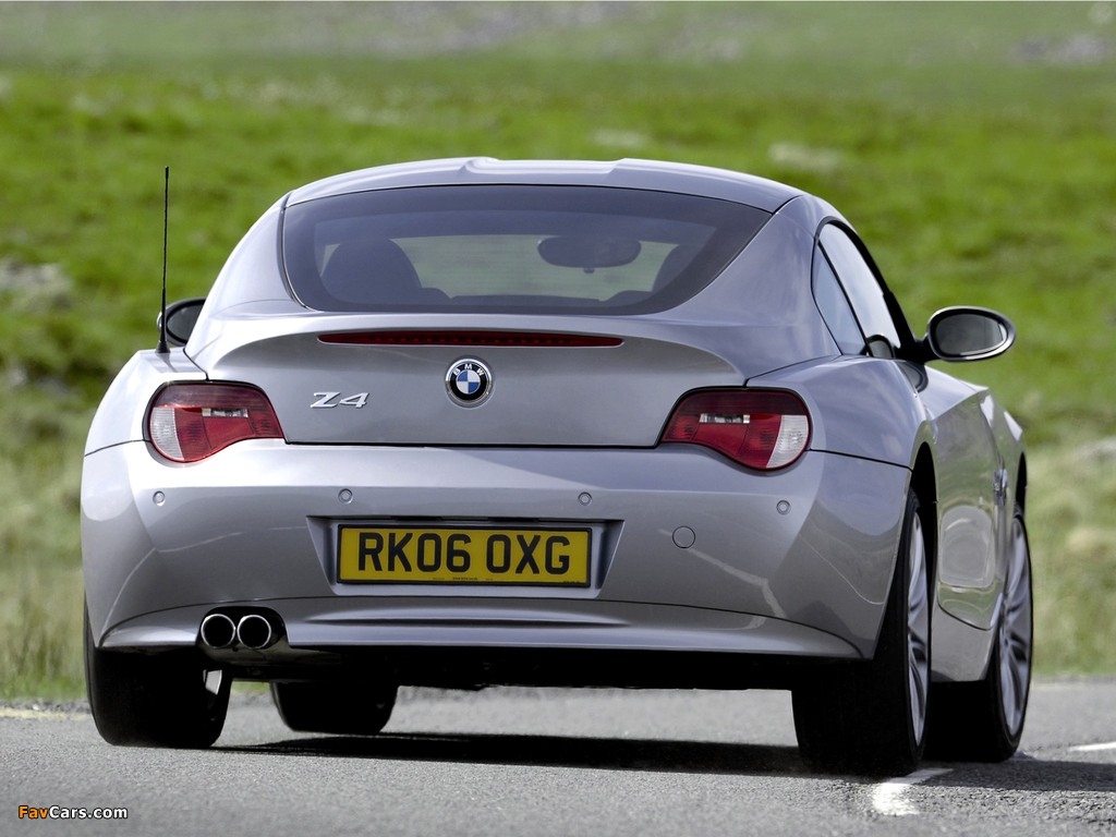 Photos of BMW Z4 3.0si Coupe UK-spec 2006–09 (1024 x 768)