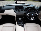 Photos of BMW Z4 sDrive35i Roadster UK-spec (E89) 2009–12