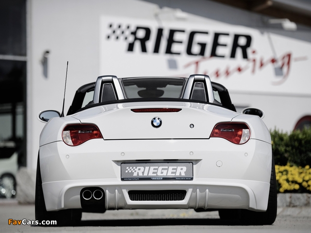 Photos of Rieger BMW Z4 (E85) 2010 (640 x 480)