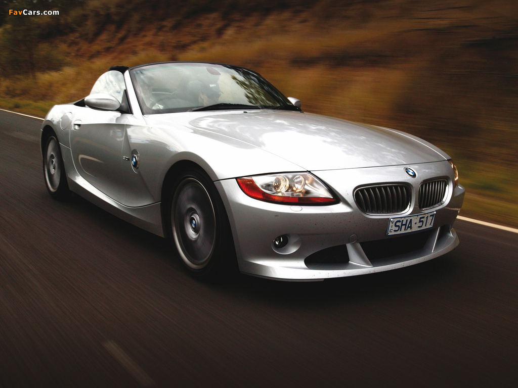 Pictures of BMW Z4 2.5i Roadster AU-spec (E85) 2002–05 (1024 x 768)