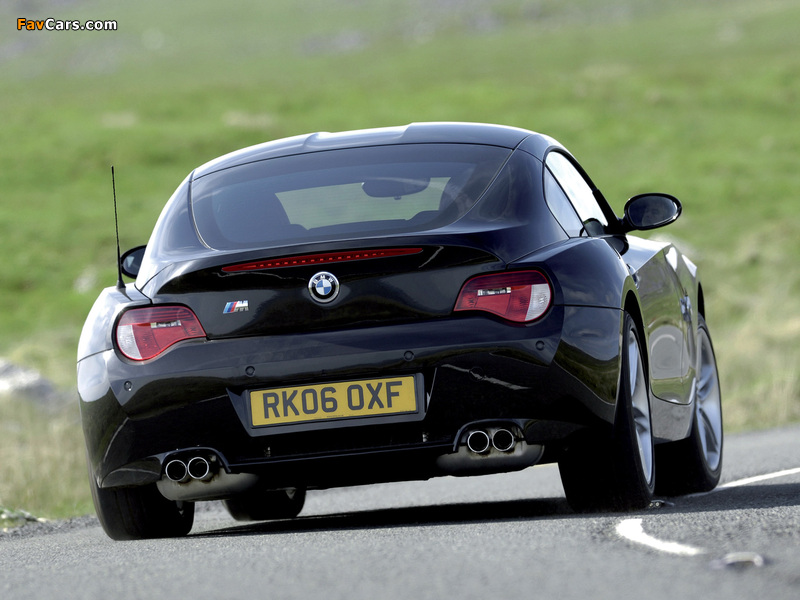 Pictures of BMW Z4 M Coupe UK-spec (E85) 2006–08 (800 x 600)