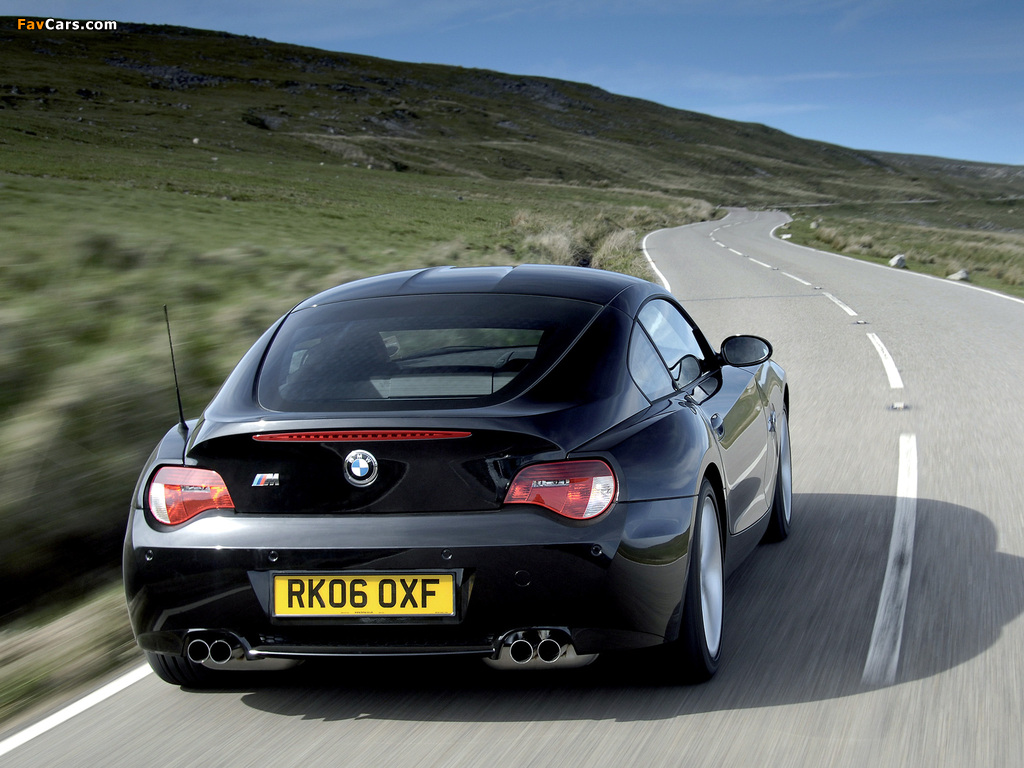 Pictures of BMW Z4 M Coupe UK-spec (E85) 2006–08 (1024 x 768)