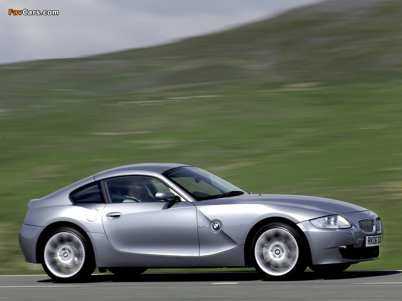 Pictures of BMW Z4 3.0si Coupe UK-spec 2006–09 (800 x 600)