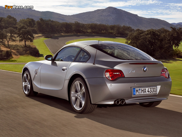 Pictures of BMW Z4 Coupe (E85) 2006–09 (640 x 480)