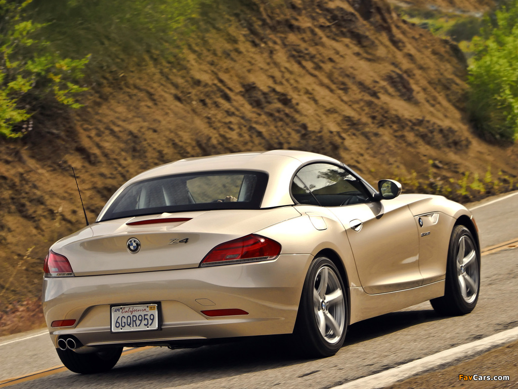 Pictures of BMW Z4 sDrive30i Roadster US-spec (E89) 2009 (1024 x 768)