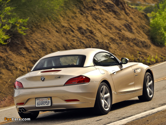 Pictures of BMW Z4 sDrive30i Roadster US-spec (E89) 2009 (640 x 480)