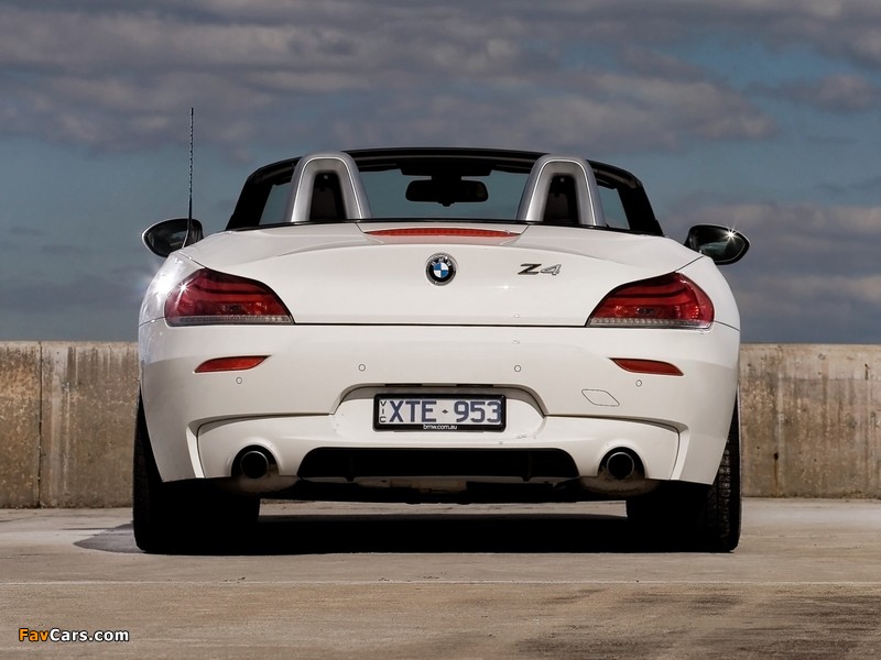 Pictures of BMW Z4 sDrive35is Roadster AU-spec (E89) 2010–12 (800 x 600)
