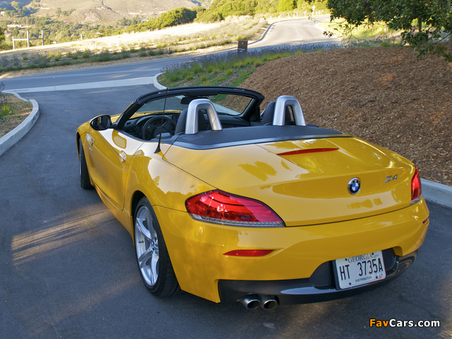 Pictures of BMW Z4 sDrive28i Roadster US-spec (E89) 2011–12 (640 x 480)
