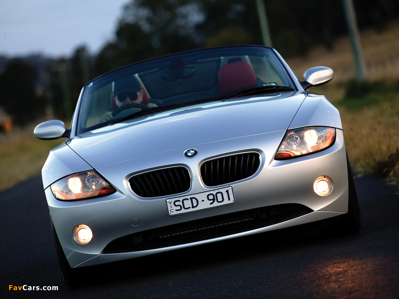 BMW Z4 2.5i Roadster AU-spec (E85) 2002–05 wallpapers (800 x 600)