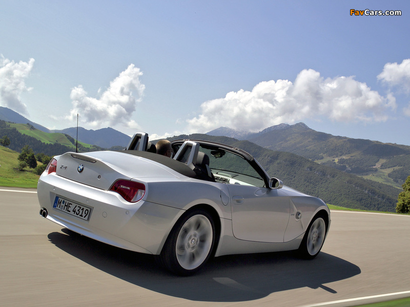 BMW Z4 3.0i Roadster (E85) 2005–09 wallpapers (800 x 600)