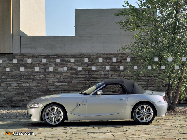 BMW Z4 3.0i Roadster (E85) 2005–09 wallpapers (640 x 480)