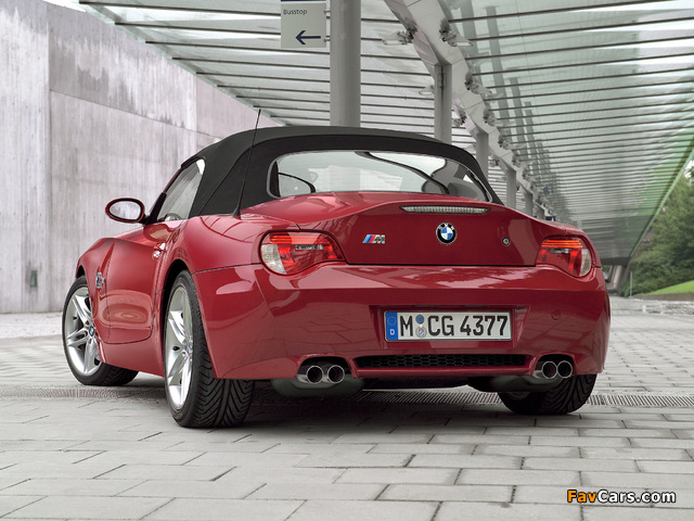 BMW Z4 M Roadster (E85) 2006–08 wallpapers (640 x 480)