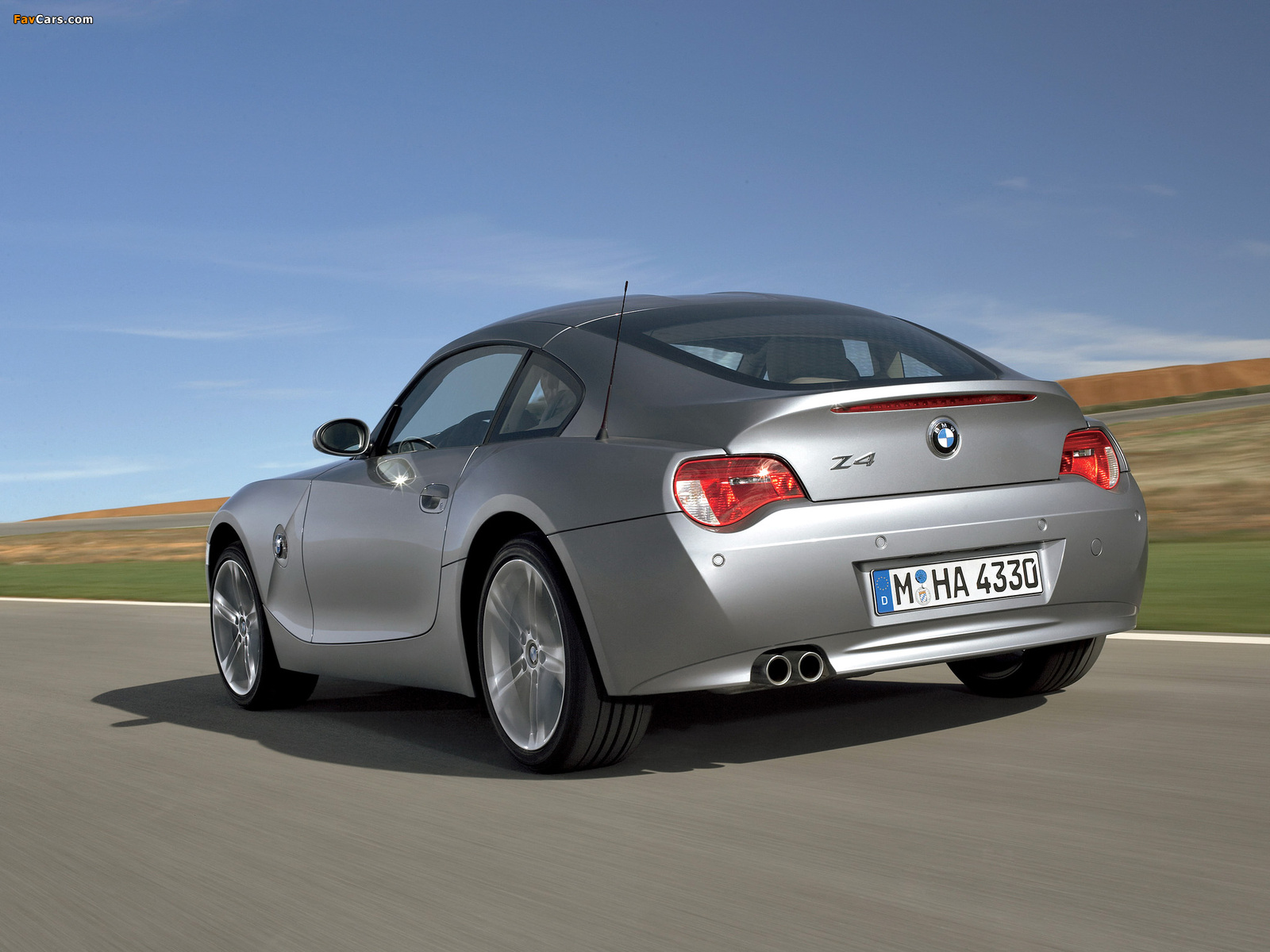 BMW Z4 Coupe (E85) 2006–09 wallpapers (1600 x 1200)
