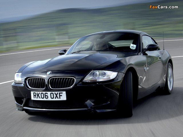 BMW Z4 M Coupe UK-spec (E85) 2006–08 wallpapers (640 x 480)