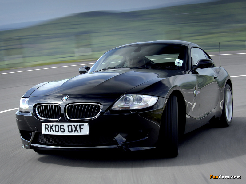 BMW Z4 M Coupe UK-spec (E85) 2006–08 wallpapers (800 x 600)