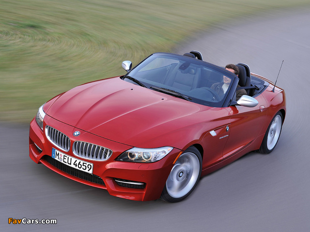 BMW Z4 sDrive35is Roadster (E89) 2009–12 wallpapers (640 x 480)