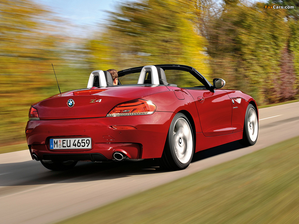 BMW Z4 sDrive35is Roadster (E89) 2009–12 wallpapers (1024 x 768)