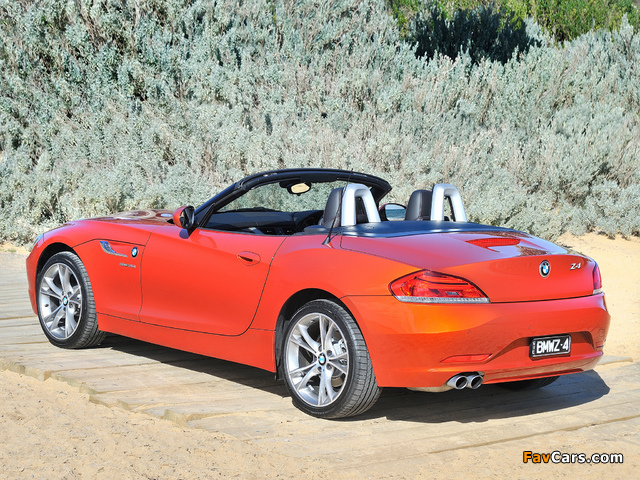 BMW Z4 sDrive28i Roadster AU-spec 2013 wallpapers (640 x 480)