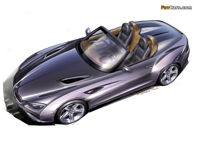 Sketch BMW Zagato Roadster 2012 pictures (640 x 480)