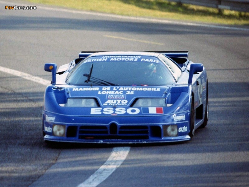 Bugatti EB110 SS LM 1994 photos (800 x 600)