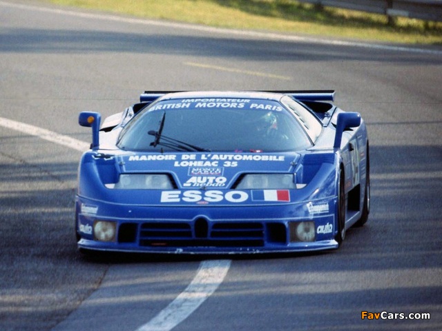 Bugatti EB110 SS LM 1994 photos (640 x 480)