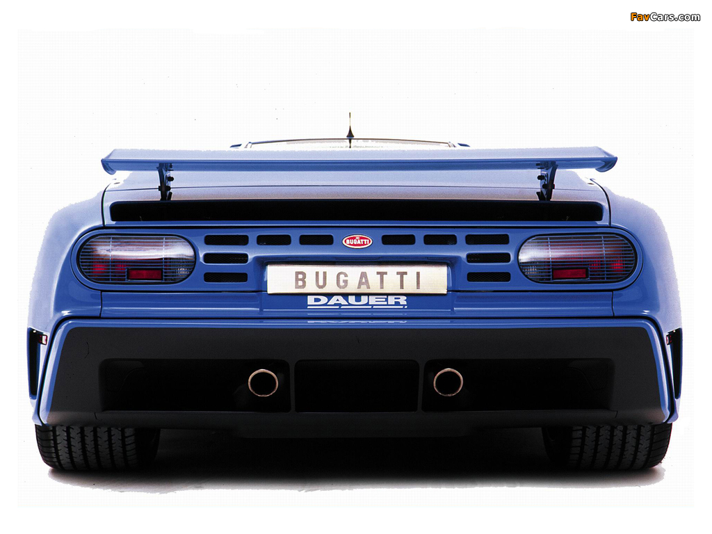 Bugatti EB110 SS by Dauer 1998–99 pictures (1024 x 768)