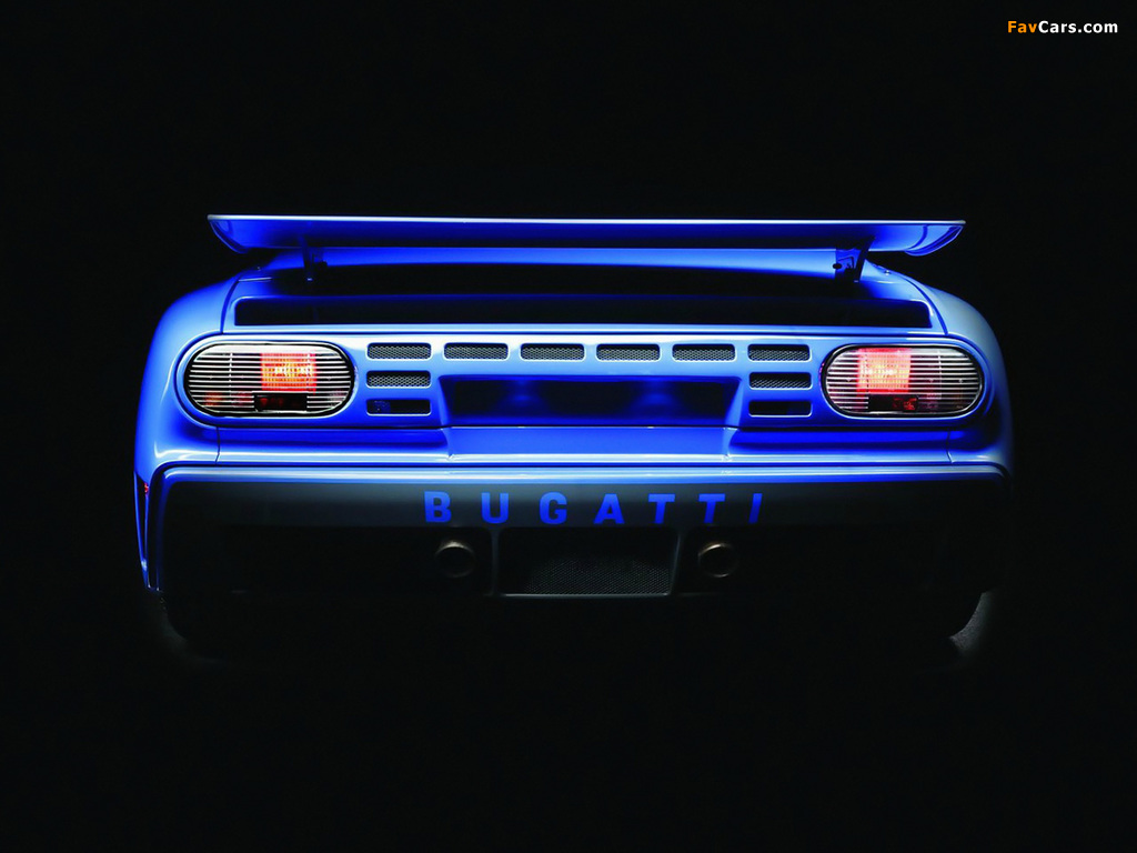 Images of Bugatti EB110 SS US-spec Prototype 1994 (1024 x 768)