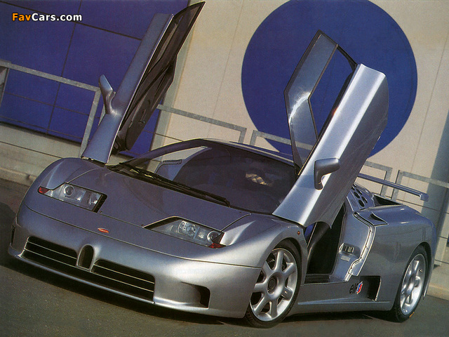 Photos of Bugatti EB110 SS Prototype 1992 (640 x 480)