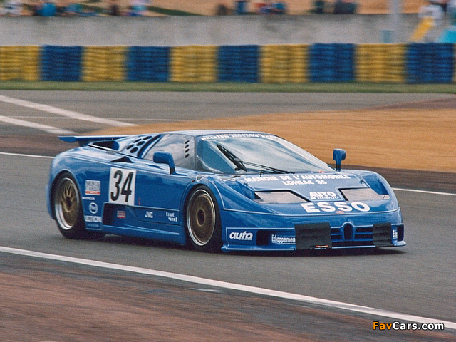 Pictures of Bugatti EB110 SS LM 1994 (640 x 480)