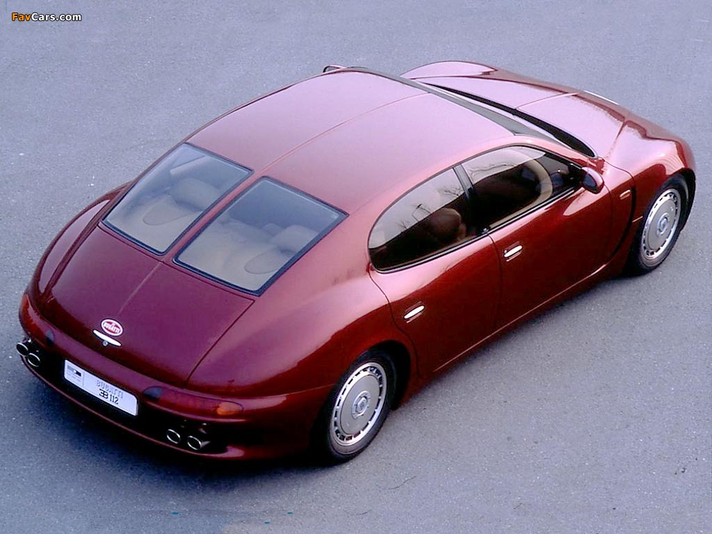Images of Bugatti EB112 Prototype 1993 (1024 x 768)