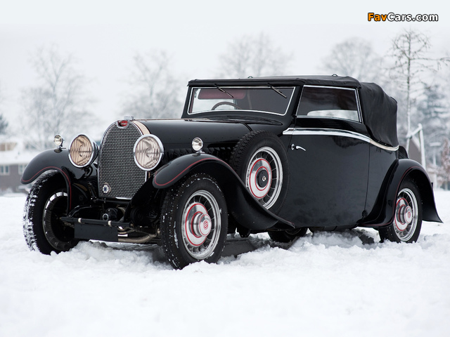 Bugatti Type 49 Drophead Coupe by Van Rijswijk 1930–34 wallpapers (640 x 480)