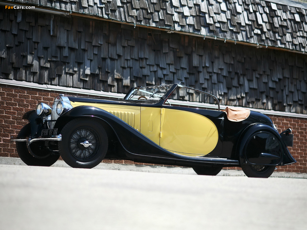 Bugatti Type 57 Stelvio Drophead Coupe (№57202) 1934 wallpapers (1024 x 768)