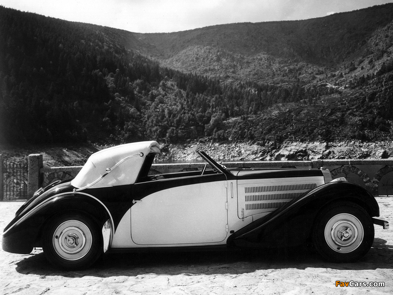 Bugatti Type 57S Cabriolet by Gangloff 1935 wallpapers (800 x 600)